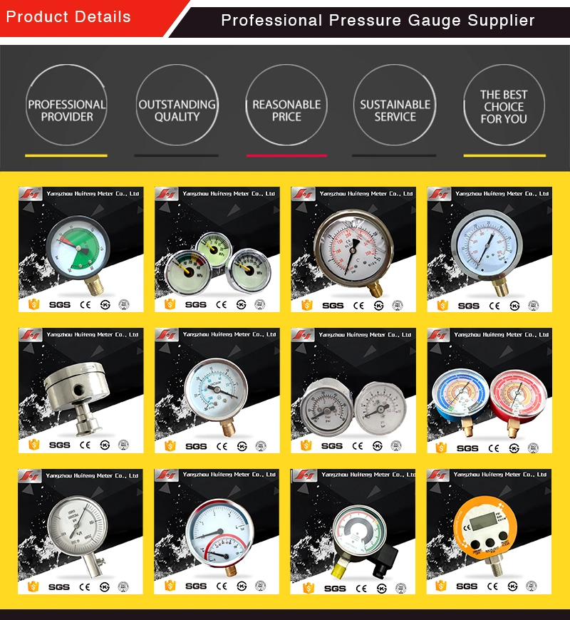 Electroplated Case Vacuum Pressure Gauge for K Tech Vacuum Pump