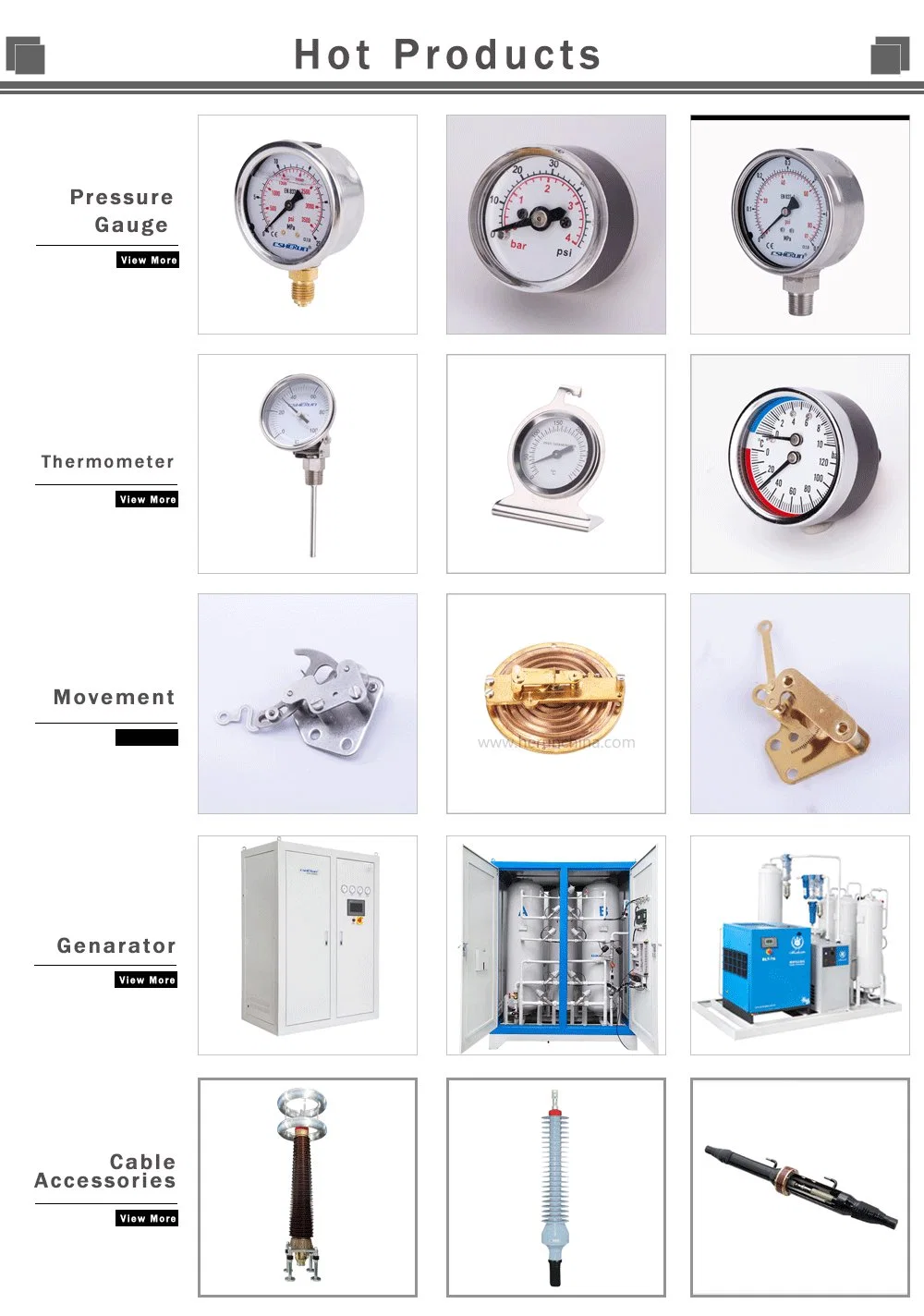 High Quality Original Color Pressure Gauge Case for Measuring Instrument Producer