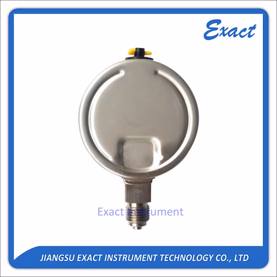 Manomètre général composé sous vide, manomètre en laiton et acier inoxydable