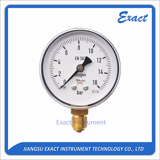 Manomètre commercial inférieur de 63 mm